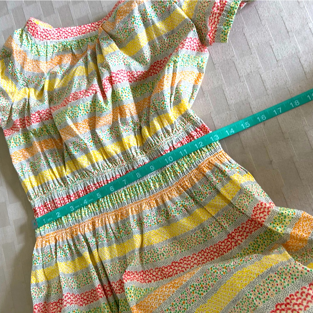 Ann Mashburn Mixed Media Print Midi Cotton Dress - Picture 10 of 11